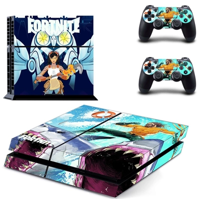 Fortnite skin sticker for playstation 4 console and two co.. Fortnite skin sticker for playstation 4 console and two co..