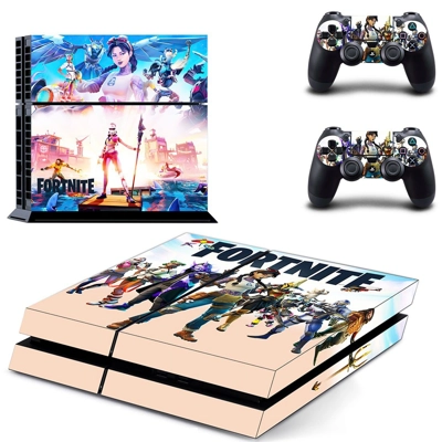 Fortnite skin sticker for playstation 4 console and two co.. Fortnite skin sticker for playstation 4 console and two co..