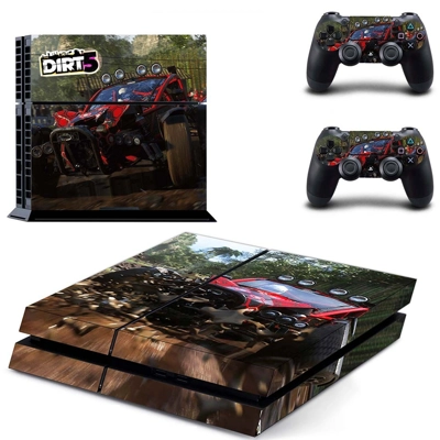 Dirt 5 skin sticker for playstation 4 console and two cont.. Dirt 5 skin sticker for playstation 4 console and two cont..