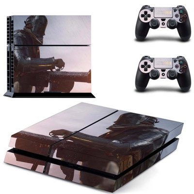 Battlefield skin sticker for playstation 4 console and two.. Battlefield skin sticker for playstation 4 console and two..