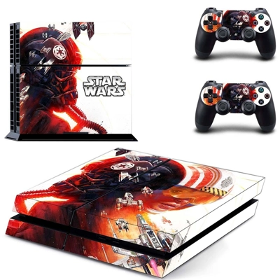 Star Wars skin sticker for playstation 4 console and two c.. Star Wars skin sticker for playstation 4 console and two c..