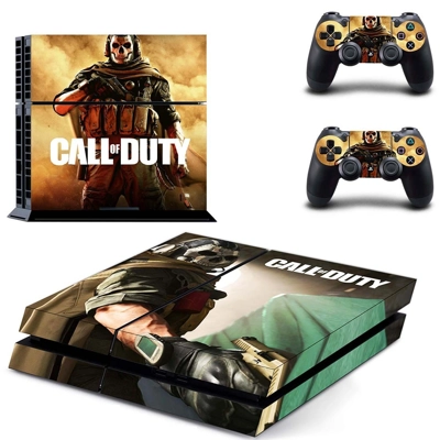 Call of Duty skin sticker for playstation 4 console and two controllers