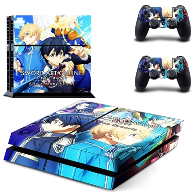 Alicization Lycoris skin sticker for playstation 4 console.. Alicization Lycoris skin sticker for playstation 4 console..