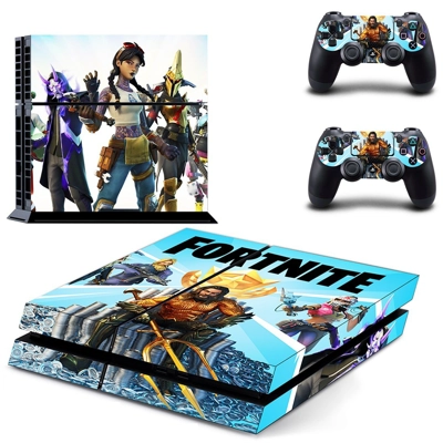 Fortnite skin sticker for playstation 4 console and two co.. Fortnite skin sticker for playstation 4 console and two co..