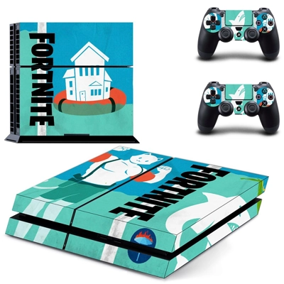 Fortnite skin sticker for playstation 4 console and two co.. Fortnite skin sticker for playstation 4 console and two co..