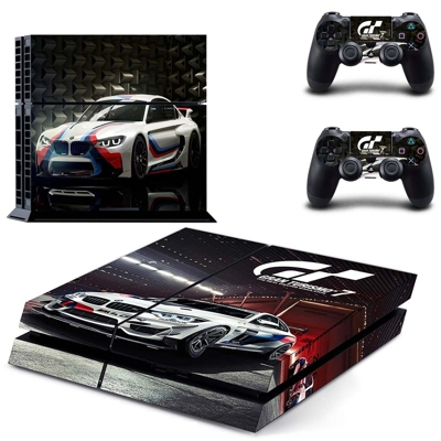 GT racing 7 skin sticker for playstation 4 console and two.. GT racing 7 skin sticker for playstation 4 console and two..