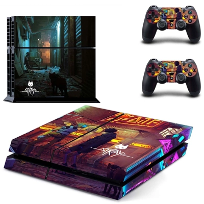 STRAY skin sticker for playstation 4 console and two contr.. STRAY skin sticker for playstation 4 console and two contr..