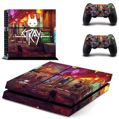 STRAY skin sticker for playstation 4 console and two contr.. STRAY skin sticker for playstation 4 console and two contr..