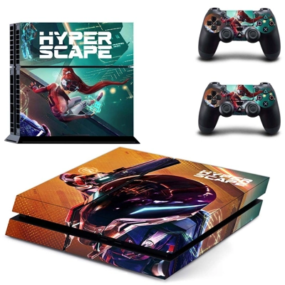 Super Hunting City skin sticker for playstation 4 console and two controllers