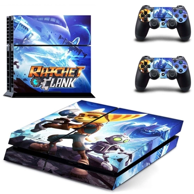 Ricky and Doraemon skin sticker for playstation 4 console .. Ricky and Doraemon skin sticker for playstation 4 console ..