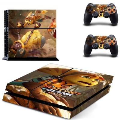 Ricky and Doraemon skin sticker for playstation 4 console .. Ricky and Doraemon skin sticker for playstation 4 console ..