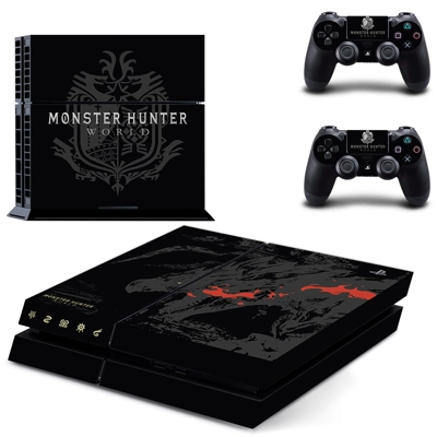 Monsrer hunter worid skin sticker for playstation 4 consol.. Monsrer hunter worid skin sticker for playstation 4 consol..