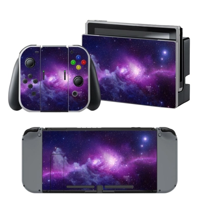 Space decal skin for Nintendo Switch Console and Controllers