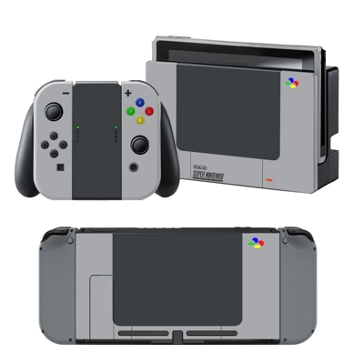 Super Nintendo decal skin for Nintendo Switch Console and .. Super Nintendo decal skin for Nintendo Switch Console and ..