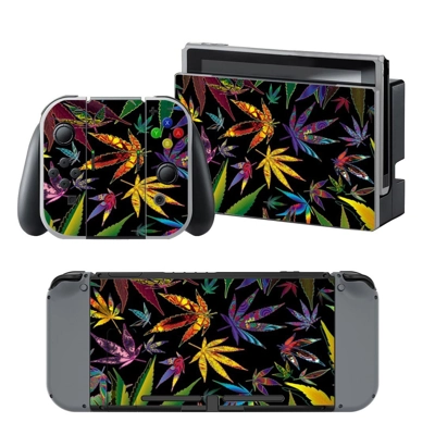 Weed Leaf decal skin for Nintendo Switch Console and Contr.. Weed Leaf decal skin for Nintendo Switch Console and Contr..