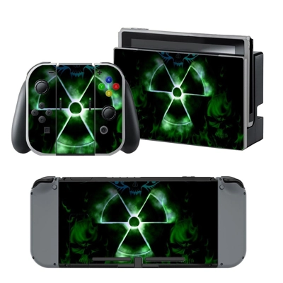 Toxic symbol decal skin for Nintendo Switch Console and Co.. Toxic symbol decal skin for Nintendo Switch Console and Co..