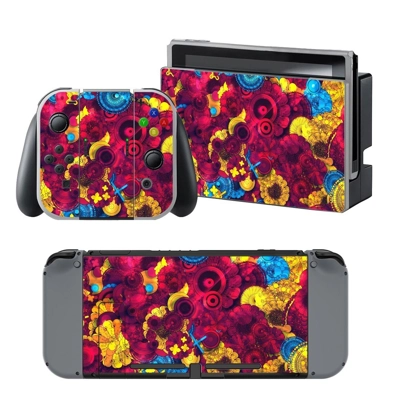 Artificial Flowers decal skin for Nintendo Switch Console .. Artificial Flowers decal skin for Nintendo Switch Console ..