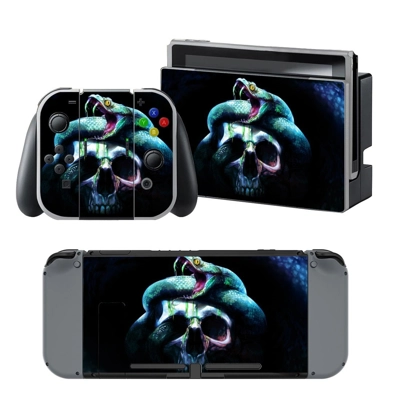 Skull & Snake decal skin for Nintendo Switch Console and C.. Skull & Snake decal skin for Nintendo Switch Console and C..