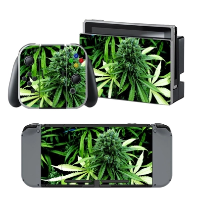 Cannabis Leaf decal skin for Nintendo Switch Console and C.. Cannabis Leaf decal skin for Nintendo Switch Console and C..