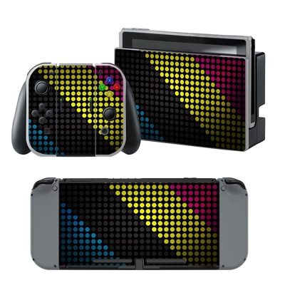 Color dots decal skin for Nintendo Switch Console and Cont.. Color dots decal skin for Nintendo Switch Console and Cont..