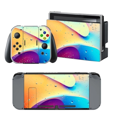 Water drops decal skin for Nintendo Switch Console and Con.. Water drops decal skin for Nintendo Switch Console and Con..