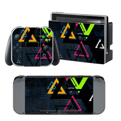 Traingle decal skin for Nintendo Switch Console and Contro.. Traingle decal skin for Nintendo Switch Console and Contro..