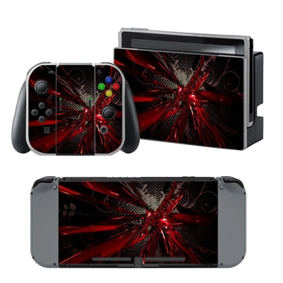 Dark Abstract decal skin for Nintendo Switch Console and C.. Dark Abstract decal skin for Nintendo Switch Console and C..