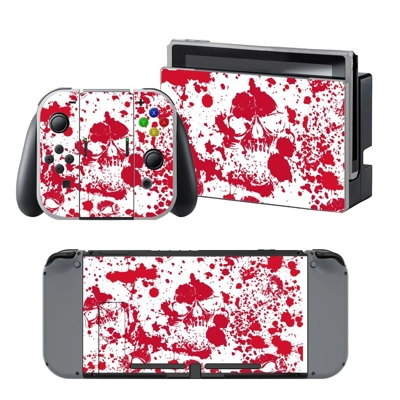 Bloody Skulls decal skin for Nintendo Switch Console and C.. Bloody Skulls decal skin for Nintendo Switch Console and C..