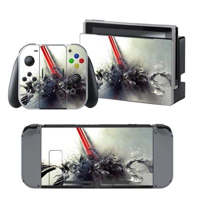Color blast decal skin for Nintendo Switch Console and Con.. Color blast decal skin for Nintendo Switch Console and Con..