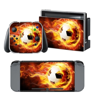 Fire Football decal skin for Nintendo Switch Console and C.. Fire Football decal skin for Nintendo Switch Console and C..