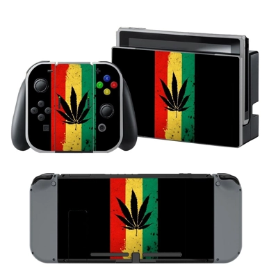 Weed Leaf decal skin for Nintendo Switch Console and Contr.. Weed Leaf decal skin for Nintendo Switch Console and Contr..