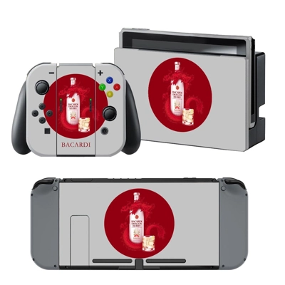 Bacardi decal skin for Nintendo Switch Console and Control.. Bacardi decal skin for Nintendo Switch Console and Control..