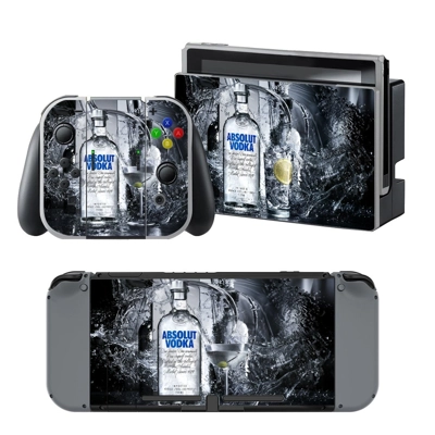Absolut Vodka decal skin for Nintendo Switch Console and C.. Absolut Vodka decal skin for Nintendo Switch Console and C..