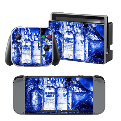 Absolut Vodka decal skin for Nintendo Switch Console and C.. Absolut Vodka decal skin for Nintendo Switch Console and C..