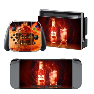 Bacardi decal skin for Nintendo Switch Console and Control.. Bacardi decal skin for Nintendo Switch Console and Control..