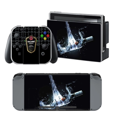 Bacardi decal skin for Nintendo Switch Console and Control.. Bacardi decal skin for Nintendo Switch Console and Control..