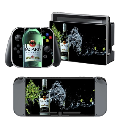 Bacardi decal skin for Nintendo Switch Console and Control.. Bacardi decal skin for Nintendo Switch Console and Control..