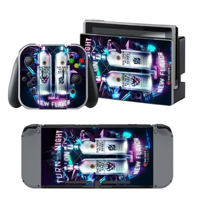 Bacardi decal skin for Nintendo Switch Console and Control.. Bacardi decal skin for Nintendo Switch Console and Control..
