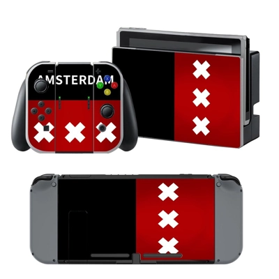 Flag of Amsterdam decal skin for Nintendo Switch Console a.. Flag of Amsterdam decal skin for Nintendo Switch Console a..
