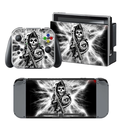 Sons of anarchy reaper decal skin for Nintendo Switch Cons.. Sons of anarchy reaper decal skin for Nintendo Switch Cons..