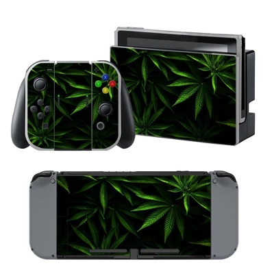 Cannabis Leaf decal skin for Nintendo Switch Console and C.. Cannabis Leaf decal skin for Nintendo Switch Console and C..
