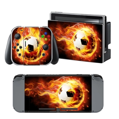 Fire Football decal skin for Nintendo Switch Console and C.. Fire Football decal skin for Nintendo Switch Console and C..