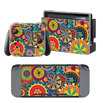 Psychedelic wallpaper decal skin for Nintendo Switch Conso.. Psychedelic wallpaper decal skin for Nintendo Switch Conso..