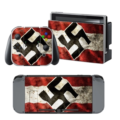 Nazi flag decal skin for Nintendo Switch Console and Contr.. Nazi flag decal skin for Nintendo Switch Console and Contr..