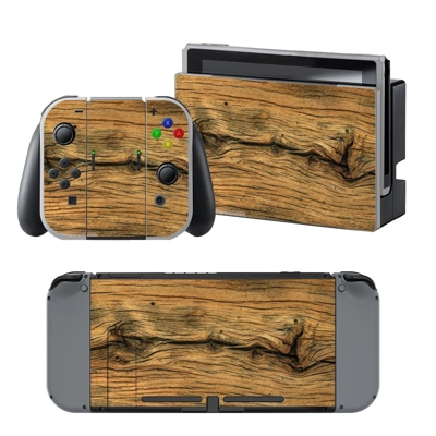 Wooden Board decal skin for Nintendo Switch Console and Controllers