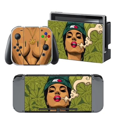 Sexy Girl Cartoon decal skin for Nintendo Switch Console a.. Sexy Girl Cartoon decal skin for Nintendo Switch Console a..