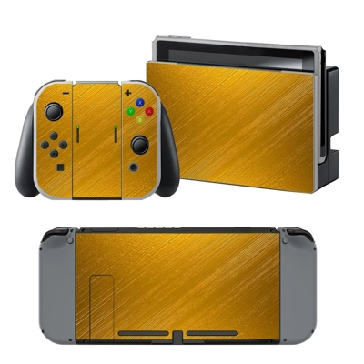 Wooden Colored decal skin for Nintendo Switch Console and .. Wooden Colored decal skin for Nintendo Switch Console and ..