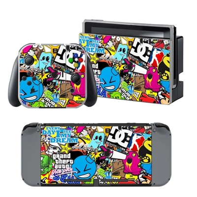 GTA V decal skin for Nintendo Switch Console and Controllers GTA V decal skin for Nintendo Switch Console and Controllers