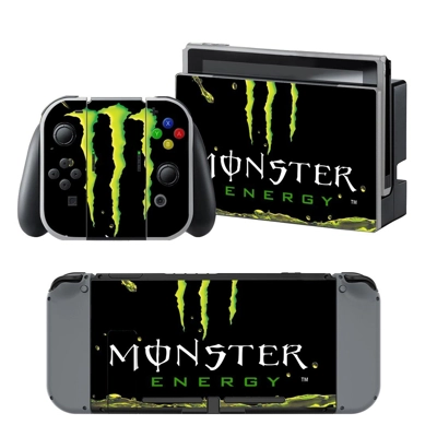 Monster Energy decal skin for Nintendo Switch Console and .. Monster Energy decal skin for Nintendo Switch Console and ..