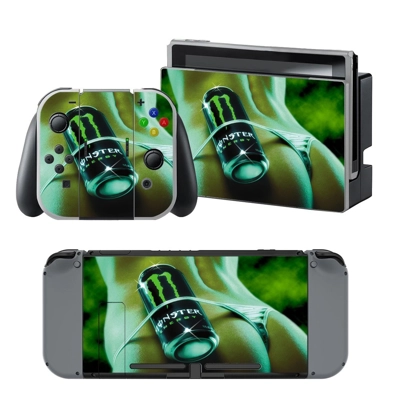 Monster Energy decal skin for Nintendo Switch Console and .. Monster Energy decal skin for Nintendo Switch Console and ..